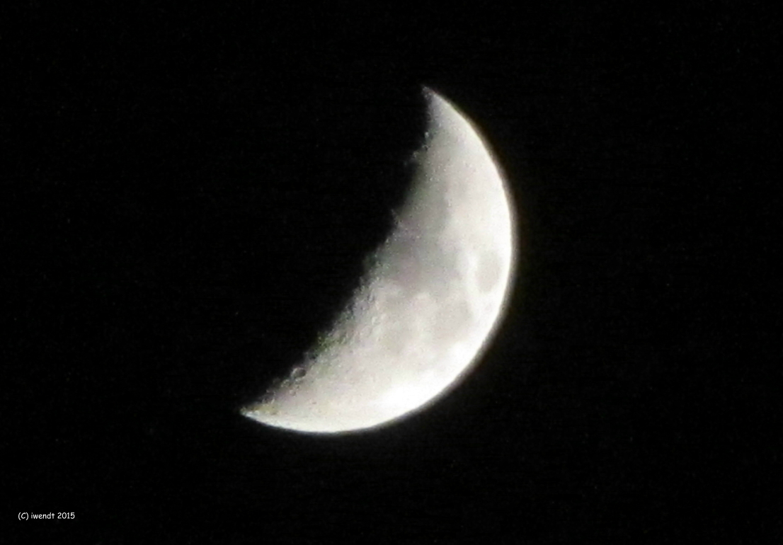 Der Mond am 22. Juli 2015