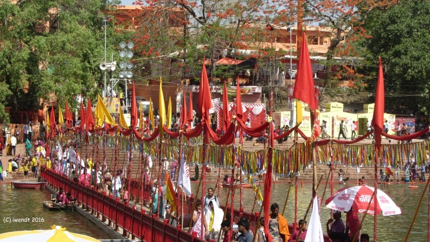 auf dem Fest Simhastha Kumbh, Ujjain