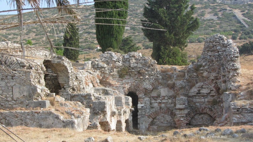 Ruine einer frhen christlichen Kirche bei Pythagorio